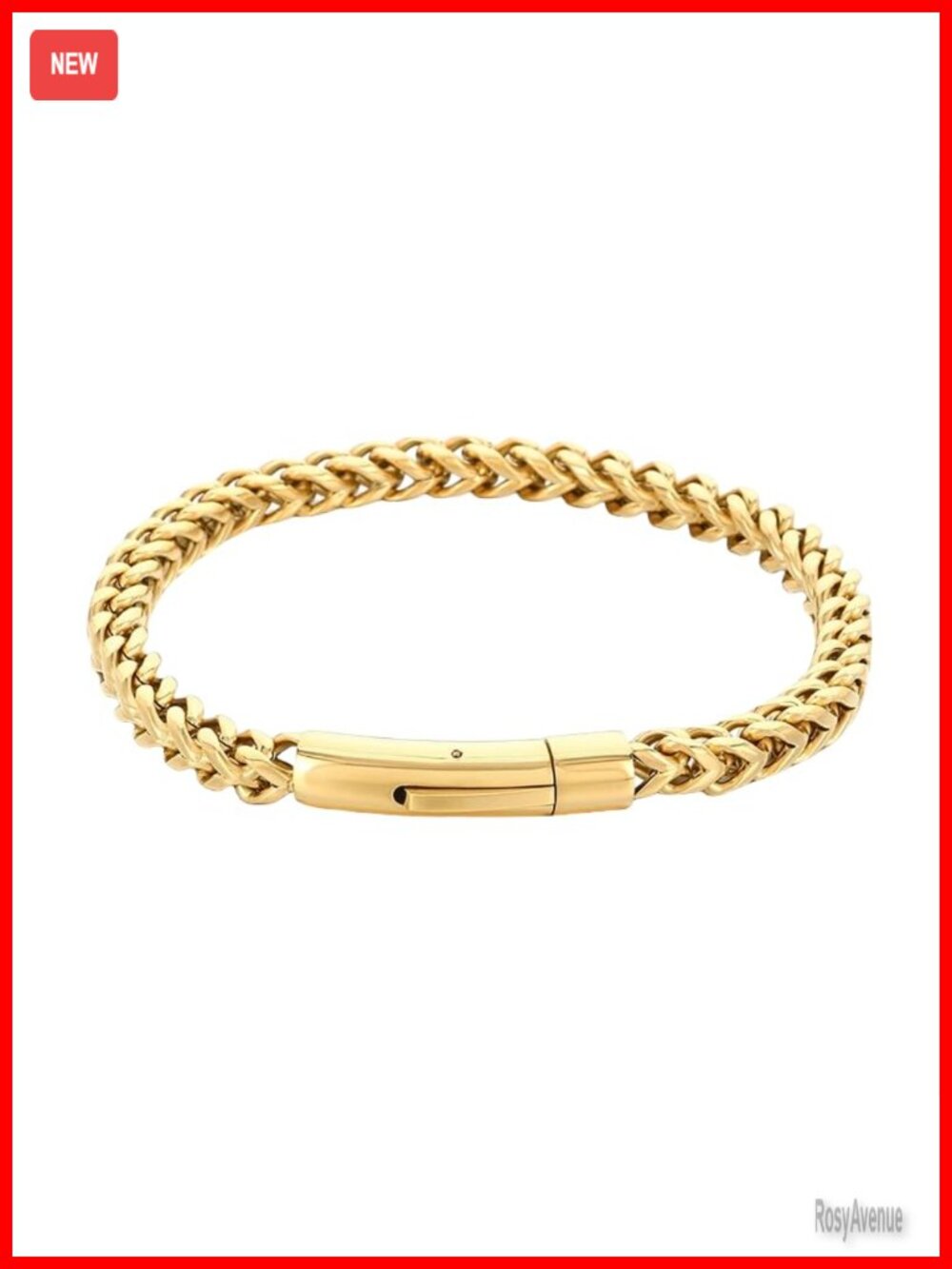 14k Yellow Gold 6mm Rope Chain Bracelet Diamond Cut Italian